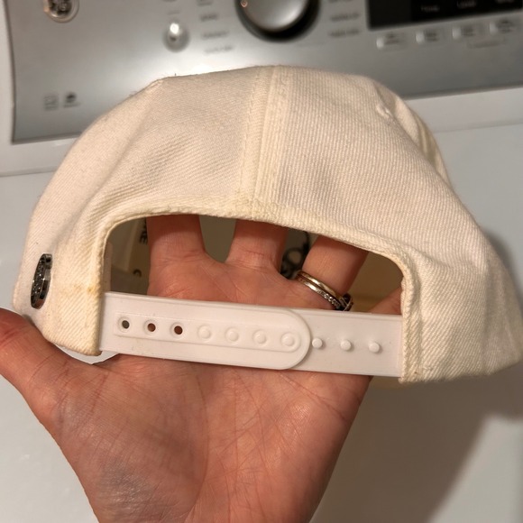 G/FORE Mens Skull Golf Snapback Hat Adjustable Cap Crossbones White Navy Outdoor - Picture 6 of 9